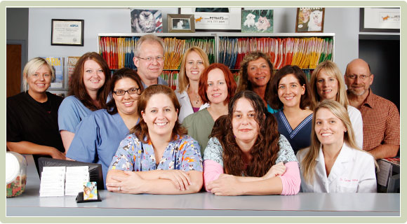 The staff at Mckillip Animal Hospital